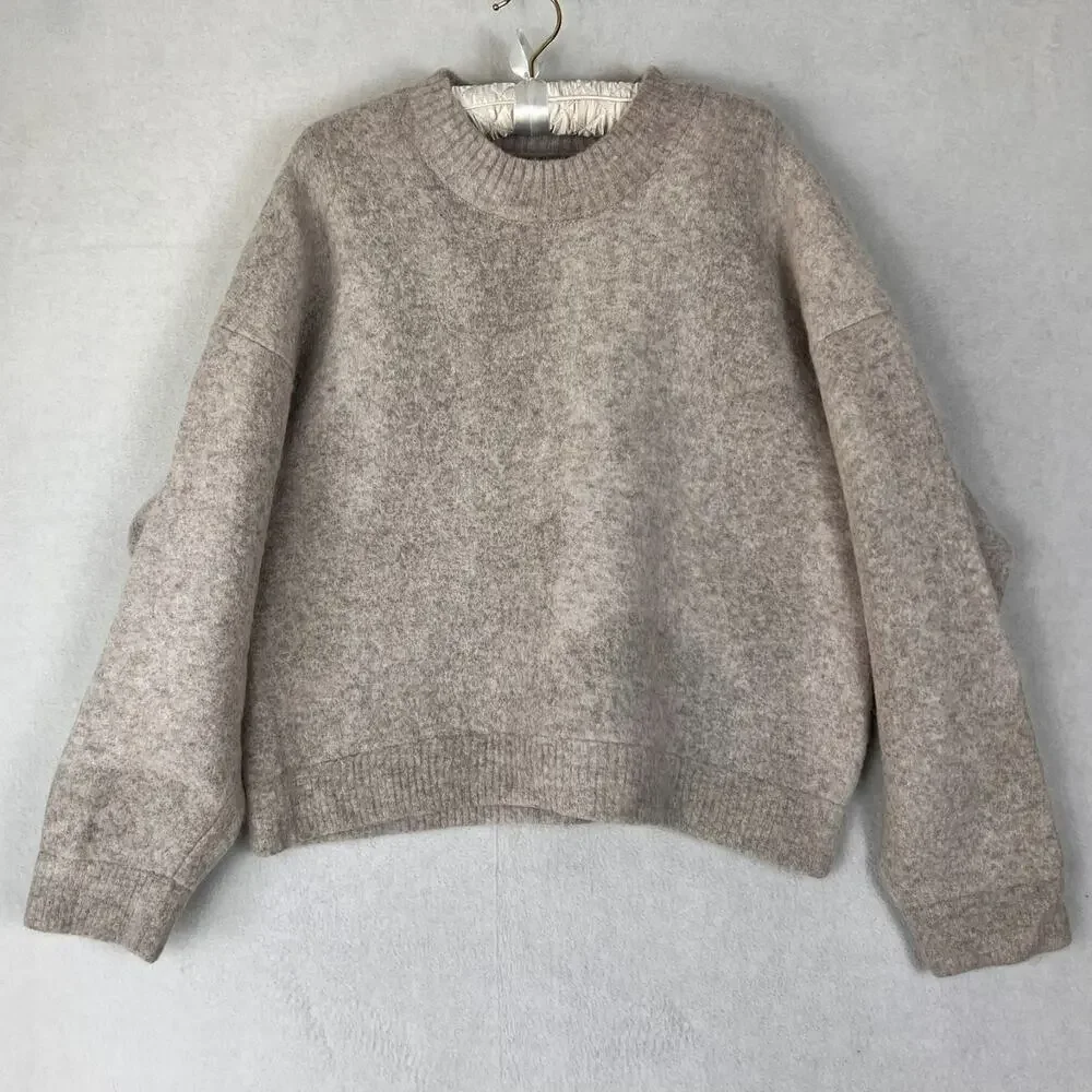 Represent Sweater Men's Size 2XL Alpaca-Blend Cream